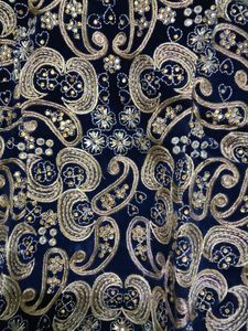 Velvet And Organza Lehenga