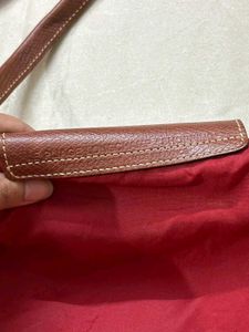 Longchamp Red Tote Bag