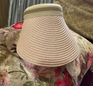 Woven Visor Hat- Never Used