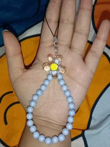 Round Beaded Phone Charm💙