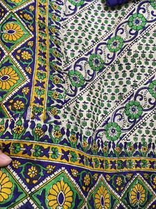 Printed Saree With Stitched Blouse