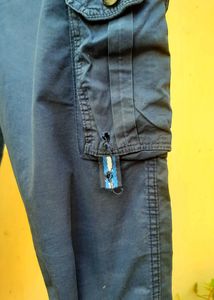 Blue Cargo Pant