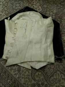 Off White Vintage Corset.