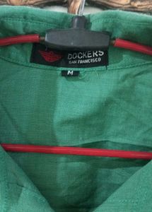 Green Button-Down Shirt