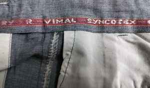 Grey Pleated Pants