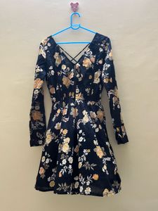 Floral V-Neck Dress