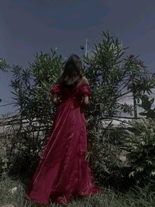 Aesthetic Princess 👑 Off-Shoulder Gown