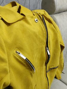Crop Mustard Jacket