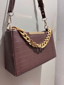 Coffee Brown Sling Bag