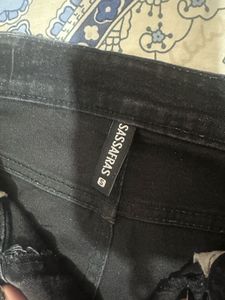 Wide Leg Denim Pants