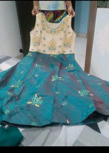 3 color Elegant Ethnic Lehenga Choli Set