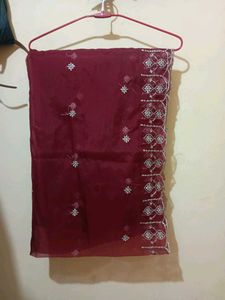Elegant Maroon Dupatta