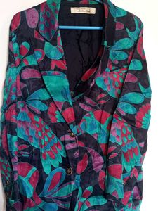 Vintage Patterned Blazer