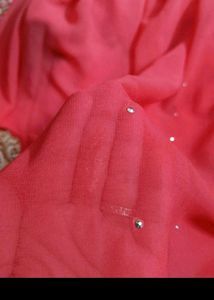 Gajri Colour 2 Shaded Saree