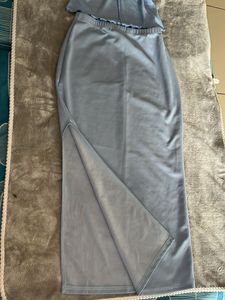 Blue Classy Two-Piece Set