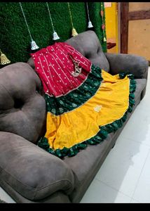 Beautiful multi colour lehenga