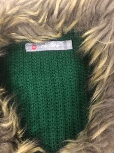 MADAME Fur Neck Woollen Jacket