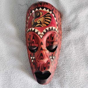 Wood Tribal Wall Hanging