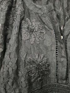 Elegant Black Lace Dress