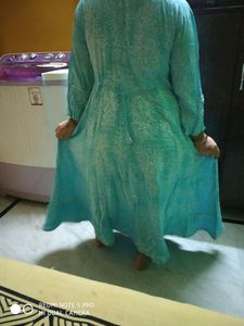 Grab Fast Light blue anarkali suit