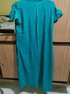 Elegant Green Printed Kurta