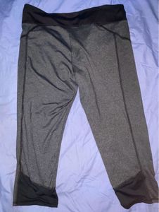 Gray Capri Leggings