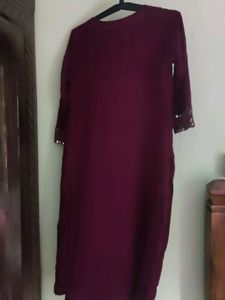 Good Condition Purple Kurta