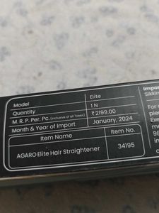 Agaro Hair Straightener