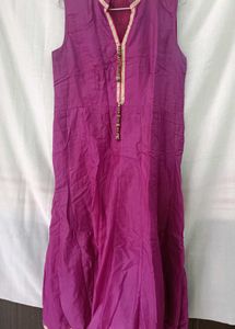 Purple Sleeveless Dress