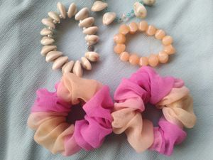 Hair Tie &amp; Bracelet Bundle!  Combo Offer