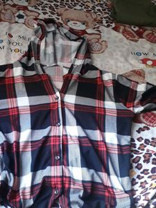 Red &amp; Black Plaid Shirt
