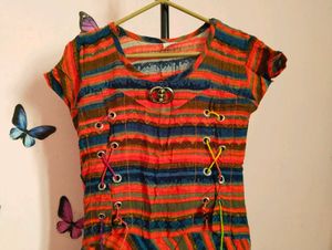 Striped Colorful Dress