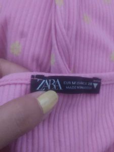 Zara pink bodycon dress