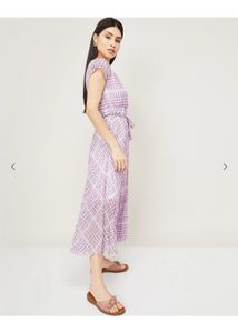 Purple Plaid Dress