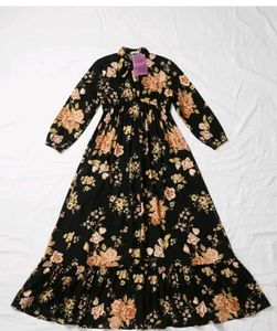 Floral Print Maxi Dress