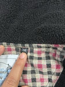 Checked Sleeveless Jacket