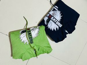Gojo Jujutsu Anime Graphic Hoodies (2)&amp; Bag Free