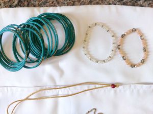 Set Of Bangles And Two Bracelets