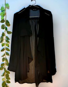 Shear Black Shrug