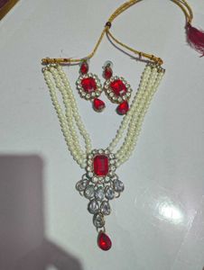 Moti Kundan Nacklace