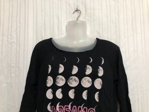 Strsdivarius Black Crop Top