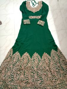 Bottle Green Gown