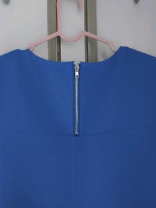 Chic Blue Shift Dress
