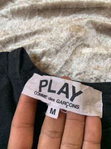 CDG play Di heart tshirt
