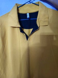 Mustard Polo T-Shirt