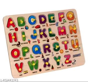 New Alphabet Wooden Puzzle Board