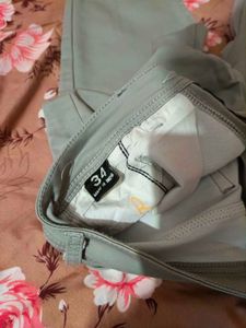 Light Grey Formal Stretchable Pants
