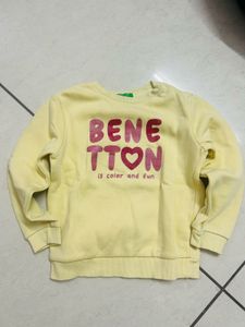 Red Benetton Sweatshirt