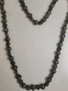 Beads and Adjustable Metal String Statement Pieces