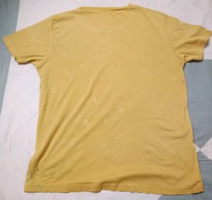 Printed Yellow T-Shirt